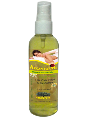 زيت مساج بزيت الأركان وماء الزهر