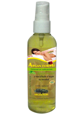 زيت مساج بزيت الأركان والنعناع